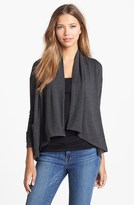 Thumbnail for your product : Kensie Draped French Terry Jacket