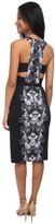 Thumbnail for your product : Nicole Miller Ghost Flower Crepe Combo Dress