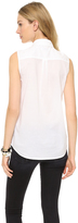 Thumbnail for your product : Equipment Sleeveless Slim Signature Cotton Blouse