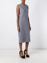 Thumbnail for your product : Ermanno Scervino patched 'leaves' knit dress