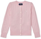Thumbnail for your product : Polo Ralph Lauren Little Girls Cable-Knit Cotton Cardigan