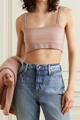 Arch4 Imperial Cropped Cashmere Camisole - Pink