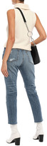 Thumbnail for your product : Rag & Bone Dre Cropped Distressed Faded High-rise Straight-leg Jeans