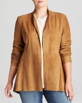 Thumbnail for your product : Eileen Fisher Plus Suede Jacket