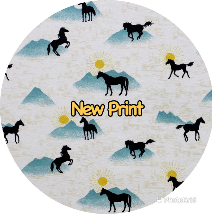 Ear Piercing Pillow, Donut Cnh Wild Horses