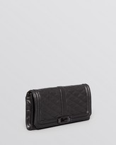 Thumbnail for your product : Rebecca Minkoff Clutch - Quilted Love With Black Hardware