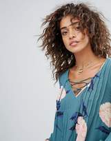 Thumbnail for your product : Billabong Lace Up Floral Beach Dress