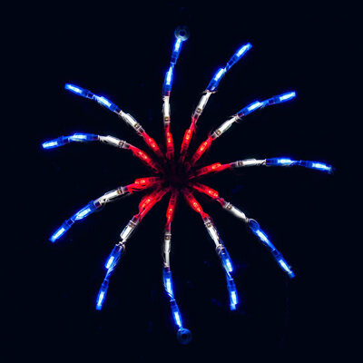 Brite Ideas Firework Lighted Window Décor