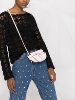 Thumbnail for your product : RED Valentino Long-Sleeve Pointelle-Knit Top