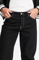 Thumbnail for your product : Topman Men's Contrast Stitch Baggy Jeans