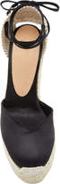 Thumbnail for your product : Castaner Carina Satin Wedge Espadrilles