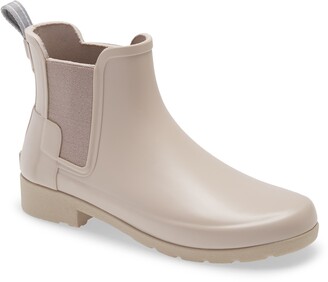 hunter refined chelsea boots