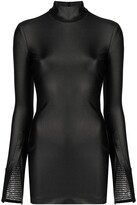 Thumbnail for your product : Alexander Wang Crystalised Cuff Turtleneck Dress