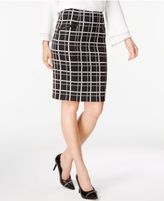 Thumbnail for your product : Alfani Jacquard Pencil Skirt, Created for Macy's