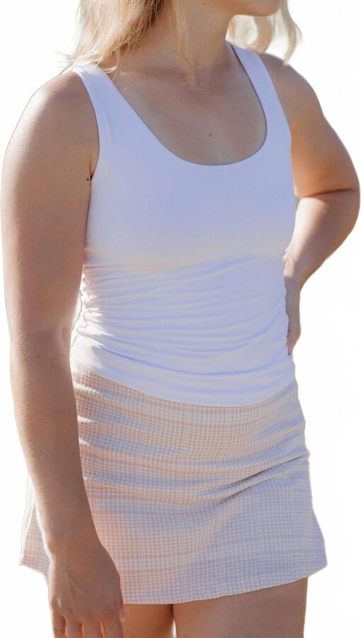 Tcec Natalie Plaid Skort