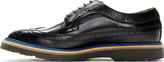 Thumbnail for your product : Paul Smith Deep Navy Leather Grand Wingtip Brogues