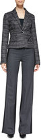 Thumbnail for your product : Nanette Lepore Two-Tone Woven Flannel Trousers