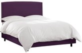 Thumbnail for your product : Skyline Furniture Nail Button Border Velvet Bed, Multiple Colors and Sizes