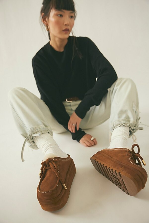 Naked Wolfe Blizzard Platform Mules