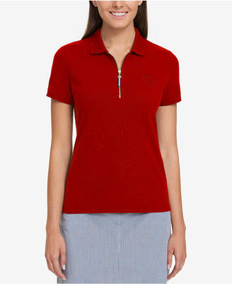 Tommy Hilfiger Zip-Up Polo Top, Created for Macy's