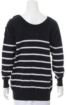 Maison Margiela Striped Long Sleeve Sweater