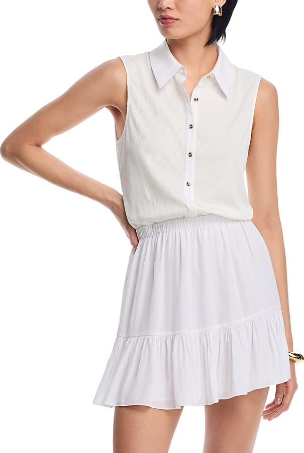 Ramy Brook Odette Mixed Media Dress ShopStyle