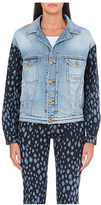 Thumbnail for your product : Fausto Puglisi Sleeve-detail denim jacket