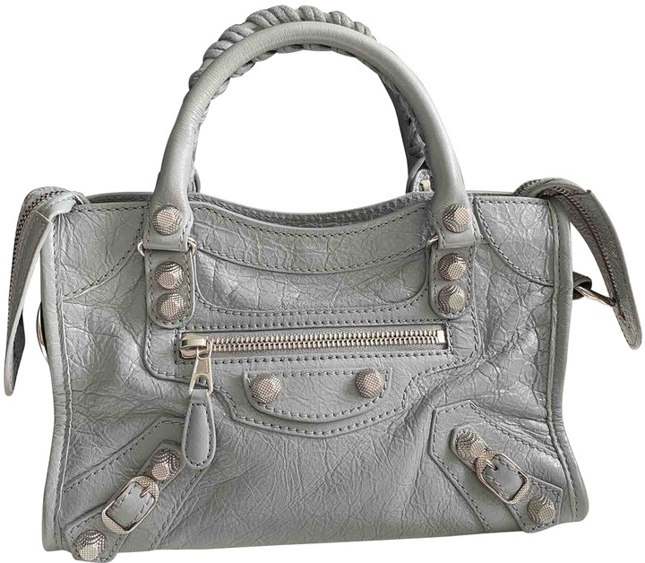 balenciaga grey handbag
