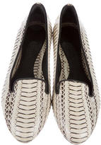 Thumbnail for your product : Alexander McQueen Python Round-Toe Loafers