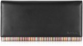 Thumbnail for your product : Paul Smith Black Leather Signature Stripe Travel Pouch