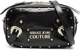 Versace Jeans Couture Logo-Lettering Crossbody Bag