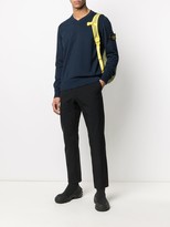 Thumbnail for your product : Stone Island compass badge V-neck pullover