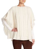 Thumbnail for your product : Ralph Lauren Collection Wide Cable-Knit Cashmere Poncho