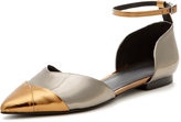 Thumbnail for your product : Tibi Cody Ankle Strap Flat