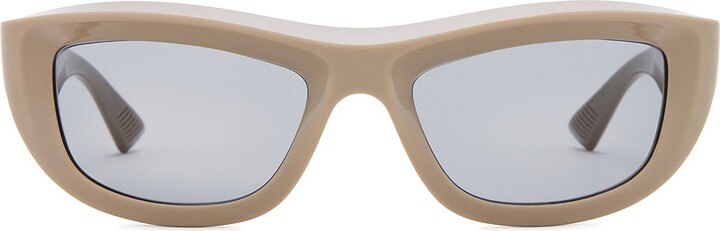 Bottega Veneta Avantgarde Ribbon Sunglasses in Brown