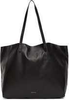 Thumbnail for your product : Mansur Gavriel Black Leather Oversized Tote