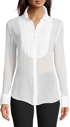 Womens White Tuxedo Shirt | Shop the worldâs largest collection of fashion | ShopStyle