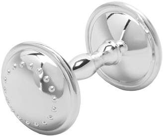 Mud Pie Traditional Silver-Plated Rattle