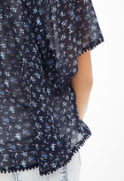 Thumbnail for your product : Forever 21 Ditsy Floral Print Kimono