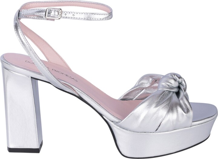 Wide Fit Silver Sandals ShopStyle