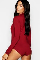 Thumbnail for your product : boohoo Tall Turtle Neck Long Sleeve Bodysuit