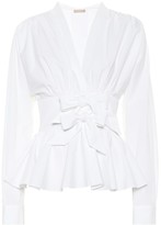 Thumbnail for your product : Alaia Cotton-poplin blouse