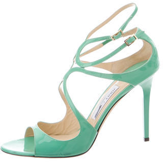 Jimmy Choo Patent Leather Lang Sandals