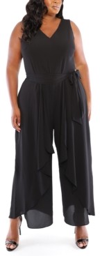 london times plus size jumpsuit