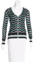 Thumbnail for your product : M Missoni Patterned Button-Up Cardigan