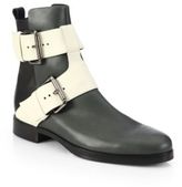 Thumbnail for your product : Pierre Hardy Leather Buckle Ankle Boots