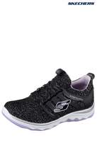 Thumbnail for your product : Next Girls Skechers Black Diamond Runner Sparkle Sprints Shoe