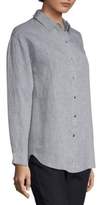 Thumbnail for your product : Eileen Fisher Organic Linen Button-Down Shirt
