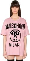 Moschino T-Shirt Oversize En Jersey 