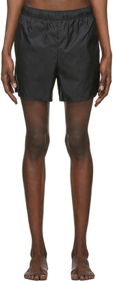 Acne Studios Black Nylon Swim Shorts